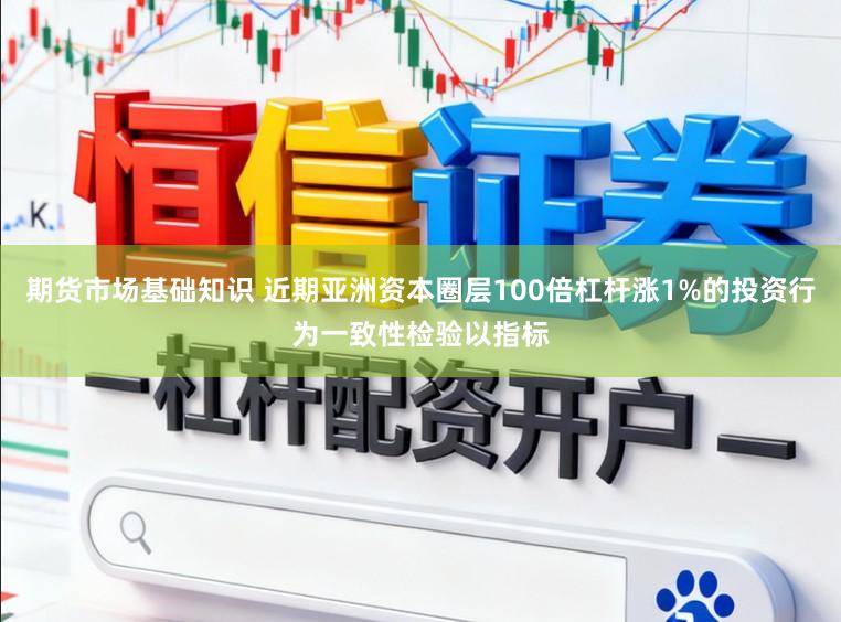 期货市场基础知识 近期亚洲资本圈层100倍杠杆涨1%的投资行为一致性检验以指标