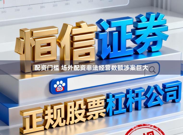 配资门槛 场外配资非法经营数额涉案巨大