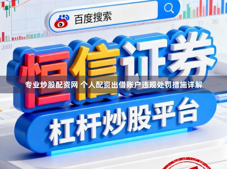专业炒股配资网 个人配资出借账户违规处罚措施详解