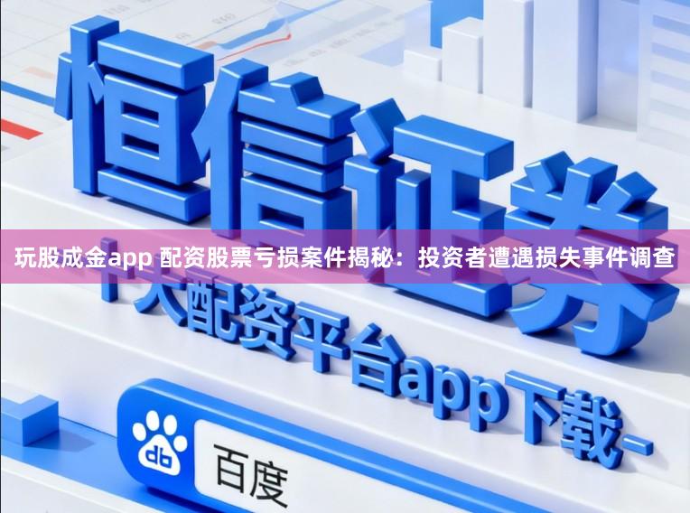玩股成金app 配资股票亏损案件揭秘：投资者遭遇损失事件调查