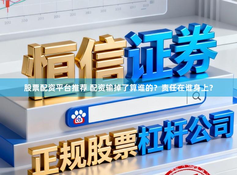股票配资平台推荐 配资输掉了算谁的？责任在谁身上？